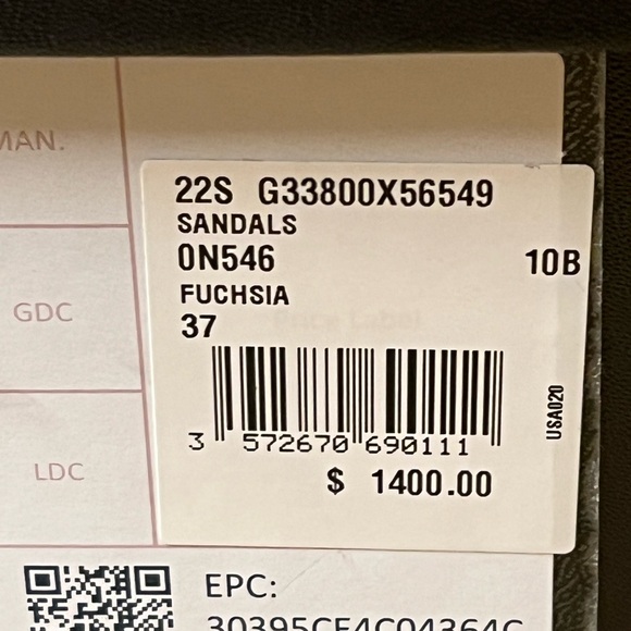 Authentic Chanel G33800 Sandals size 37 - Picture 8 of 10